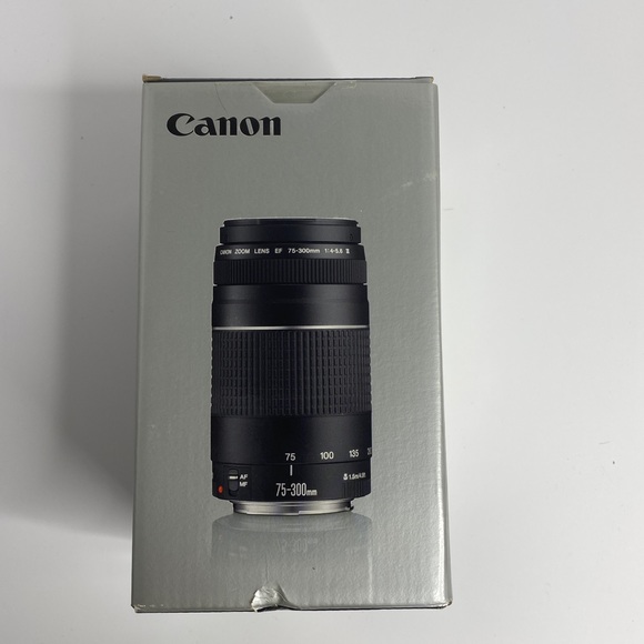 BRAND NEW Cannon DSLR Lens 75-300mm III - Picture 10 of 16
